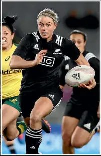  ?? GETTY IMAGES ?? Black Fern Chelsea Alley said she had an unhealthy ‘‘obsession’’ with her weight early in her career until she became ‘‘more confident in myself and learnt about fuelling myself properly’’.
