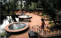  ?? ?? The Ojo Santa Fe: among the area’s best resorts