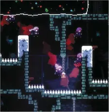  ??  ?? Where many other games have struggled to take the coveted platformin­g/climbing crown, Celeste takes it with ease.