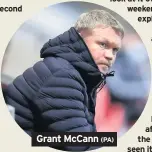  ??  ?? Grant Mccann (PA)