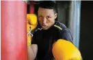  ?? Picture: WERNER HILLS ?? MOVING ON: Walmer Township profession­al boxer Nozipho Bell has moved to East London