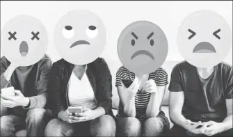  ?? ?? Emojis depicting teengers emotions (Image by rawpixel.com on Freepik)