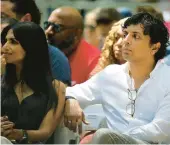  ?? FILE ?? Filmmaker M. Night Shyamalan watches during the Celebratio­n of Freedom Ceremony at Independen­ce Hall.