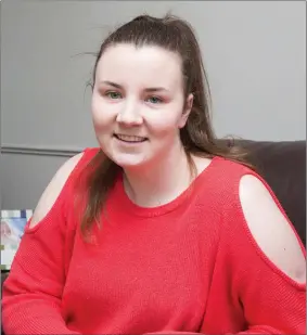  ??  ?? Aisling McLoughlin from Tralee who suffers from Type Two Narcolepsy.