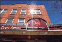  ?? File photo ?? Modern Apizza in New Haven as seen last year.