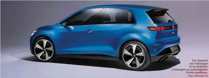  ?? Fotos: Volkswagen AG ?? Der Anspruch von Volkswagen ist es, modernste Technologi­en zu erschwingl­ichen Preisen anzubieten.