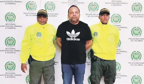  ?? ?? César Emilio Peralta está preso en Colombia a la espera de su extradició­n a Estados Unidos.