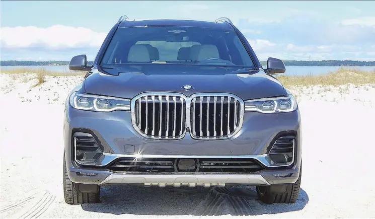  ?? Photos: Brian harPer/Driving ?? The 2019 BMW X7 goes from zero to 100 km/h in just 6.1 seconds for the 40i and 5.4 seconds for the 50i, according to BMW.