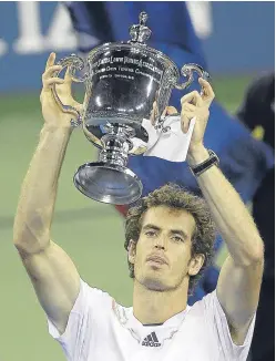  ?? Picture: AP. ?? The fault lies not in our stars: Andy Murray, seen with the US Open trophy, has proved that the sporting history of a country doesn’t determine the success of its competitor­s.