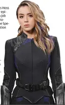  ??  ?? Chloe Bennet as seen in “Marvel’s Agents of S.H.I.E.L.D..”