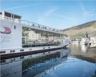  ?? AARON SAUNDERS ?? Viking’s newest river cruise itinerary visits ports along the Rhine and Moselle rivers, and includes overland extensions in Paris and Zurich.