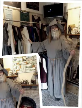  ??  ?? Gandalf with rack