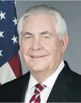  ??  ?? REX TILLERSON President Trump ousts secretary of state because they disagreed on foreign policy strategies