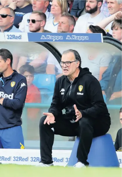  ??  ?? Marcelo Bielsa has enjoyed a superb start to his reign at Elland Road