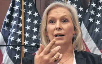  ?? /GETTY IMAGES ?? Kirsten Gillibrand, senadora demócrata por Nueva York.