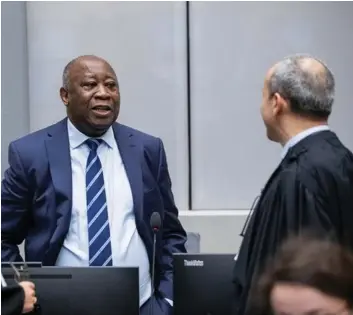  ?? DR ?? TPI confirmou em Março que Laurent Gbagbo estava absolvido de todas as acusações