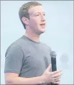  ??  ?? “Cometimos errores, hay más por hacer”, dice Mark Zuckerberg.