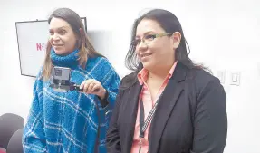  ?? ?? l La oficial del Registro Civil en Nogales, María Graciela Ulloa Carpena y Rosa Gálvez, directora del DIF Municipal, anunciaron próximas bodas colectivas.