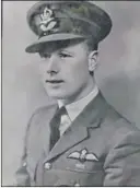  ??  ?? Flt Lt Alfred Culver who died during the Second World War