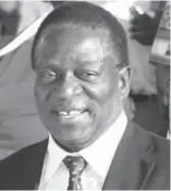  ??  ?? VP Emmerson Mnangagwa