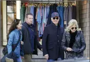  ?? (AP/Susan Walsh) ?? President Joe Biden shops with first lady Jill Biden and their daughter Ashley Biden Saturday in Nantucket, Mass.