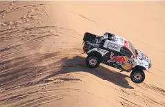  ?? REUTERS ?? Nasser Al-Attiyah competes in the fourth stage of the Dakar Rally.