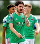  ??  ?? SHUT OUT: Dylan McGlade ponders another scoreless Cork City display