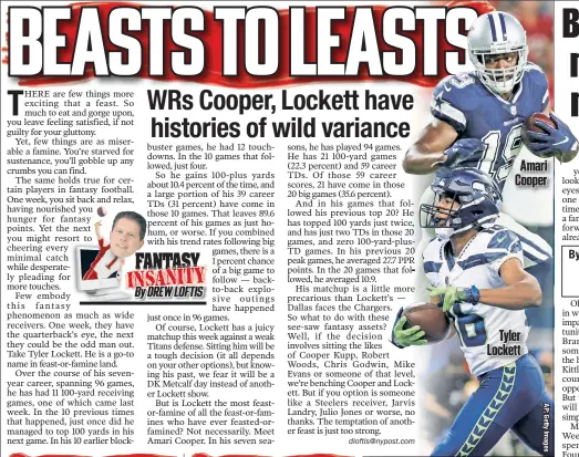  ??  ?? Amari Cooper
Tyler Lockett