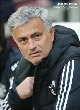  ?? Picture: Getty Images ?? JOSE MOURINHO