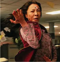  ?? A24 ?? Michelle Yeoh stars in “Everything Everywhere All at Once.”