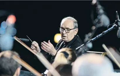  ?? ACN ?? El compositor Ennio Morricone en Ennio: El maestro, el documental que lo homenajea