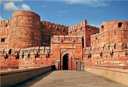  ?? SUPPLIED ?? Agra Fort was the main residence of the emperors of the Mughal Dynasty.