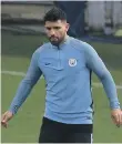  ??  ?? Sergio Aguero is hoping to be fit by June when the World Cup gets under way in Russia