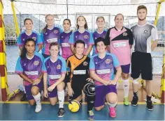  ?? Picture: ANNA ROGERS ?? TOP EFFORT: Futsal finalists the Cairns Vipers.