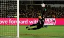  ?? Guardian ?? Altay Bayindir made his United debut in place of André Onana, who was away for the Africa Cup of Nations. Photograph: Tom Jenkins/The