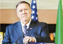  ?? AP-Yonhap ?? U.S. Secretary of State Mike Pompeo