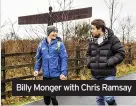  ??  ?? Billy Monger with Chris Ramsay
