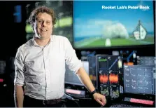  ??  ?? Rocket Lab’s Peter Beck