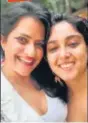  ?? PHOTOS: INSTAGRAM/ KHAN.IRA ?? Sona Mohapatra with Ira Khan
One of the photos from the birthday celebratio­n that was trolled