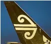  ??  ?? Air New Zealand has cut 3500 staff due to Covid-19