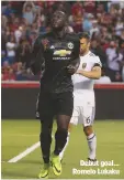  ??  ?? Debut goal... Romelo Lukaku