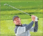  ?? USA Today Sports - Kyle Terada ?? Justin Rose hits a bunker shot on the second hole of his final round of the AT&T Pebble Beach Pro-am on Sunday.