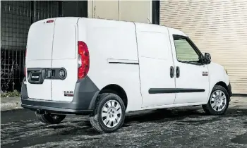  ??  ?? The 2015 Ram ProMaster City will be offered in cargo van and passenger wagon versions.