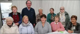  ??  ?? Members of Clondrohid - Carriganim­me - Muinefliuc­h Active Retired Group pictured at the IRD Duhallow Seniors Conference.