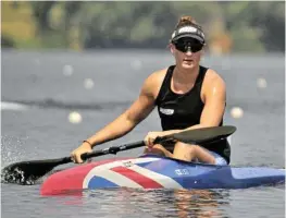  ?? Sean van der Westhuizen ?? For the win: Esti Olivier paddled her way into contention for the 2024 Paris Olympic canoe events. /