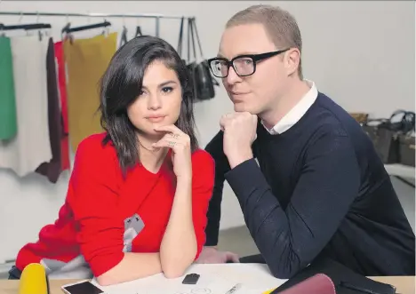  ?? COACH ?? Pop star Selena Gomez has partnered with Stuart Vevers, Coach’s creative director, to create a new bag named the Selena Grace.