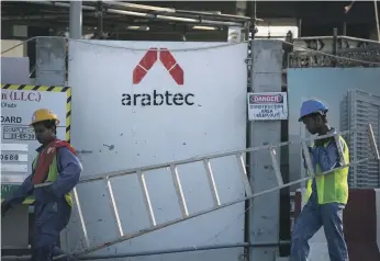  ??  ?? Arabtec announced that revenue for the first quarter rose 10.7 per cent to Dh2.4 billion