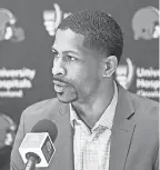  ?? 2017 PHOTO BY JOSHUA GUNTER/ AP ?? New Browns general manager and vice president of football operations Andrew Berry is 32.