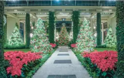  ?? LONGWOOD GARDENS ?? Visit Longwood Gardens at Christmas. Trips are offered by Lower Lehigh AARP and Celebrate Life Group.