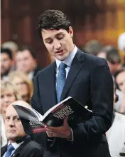 ?? SEAN KILPATRICK / THE CANADIAN PRESS ?? Fulfilling a Liberal campaign promise, the House of Commons’ Board of Internal Economy, a secretive body which does not question itself too deeply, is now open to public scrutiny, columnist John Ivison writes.